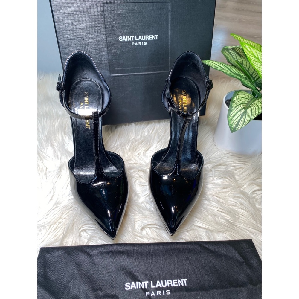 SAINT LAURENT black High Heels Size 37